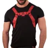 Sparta's Harness T-shirt Bull Dog Noir